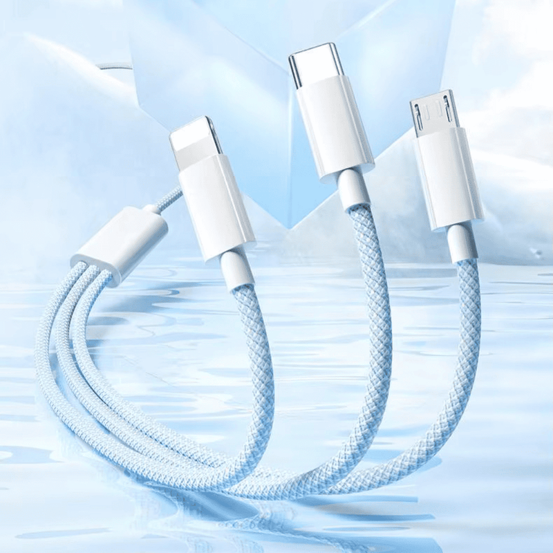 100W UltraFast Lightning, Micro-USB & USB-C Cable-Exoticase-Exoticase