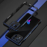 Aluminum Metal Bumper Frame Asus ROG Phone-Exoticase-For ROG Phone 8 Pro-Black Blue-Exoticase