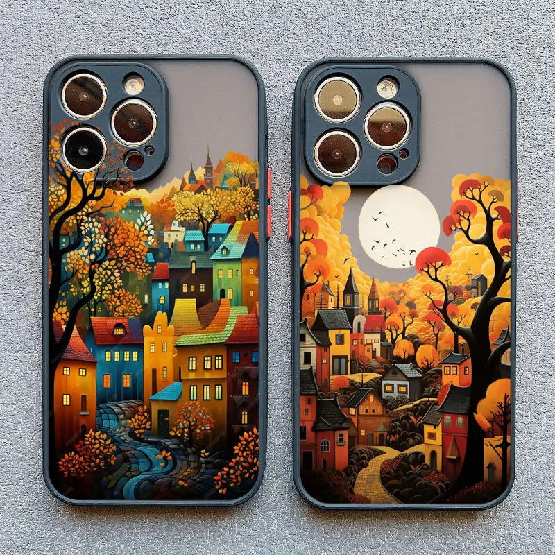 Autumn Forest Silicone iPhone Case-Exoticase-Exoticase