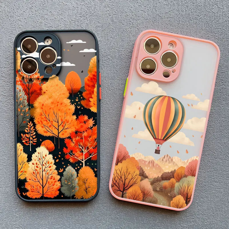 Autumn Forest Silicone iPhone Case-Exoticase-Exoticase