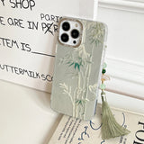 Bamboo Feather iPhone Case-Exoticase-Exoticase