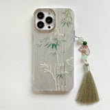 Bamboo Feather iPhone Case-Exoticase-For iPhone 16 Pro Max-Exoticase