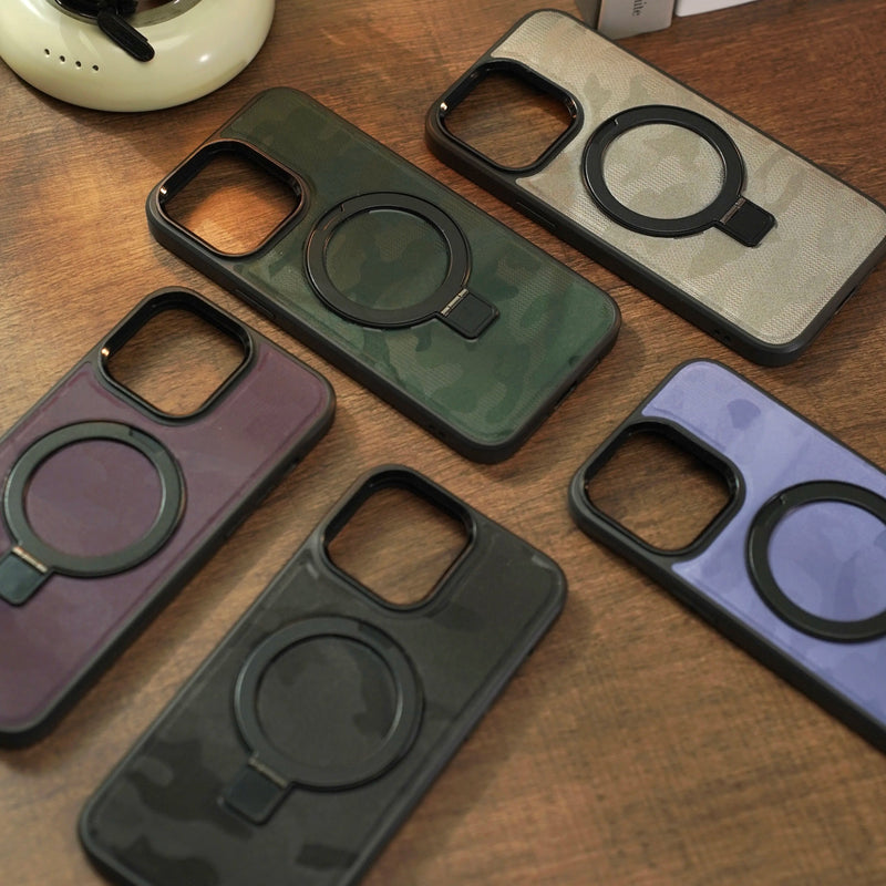 Camouflage iPhone Case with Ring Bracket-Exoticase-Exoticase