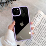 Candy Transparent Apple iPhone Case - Exoticase - For iPhone 15 Pro Max / Purple