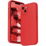 Classic Original Liquid Silicone iPhone Case-Exoticase-For iPhone 14 Pro Max-Red-