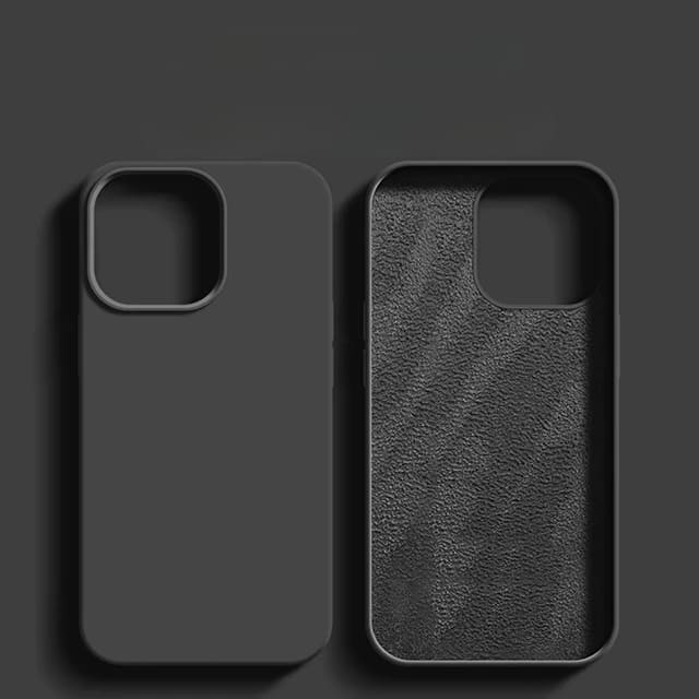 Classic Original Liquid Silicone iPhone Case-Exoticase-For iPhone 16 Pro Max-Black-Exoticase