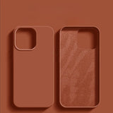 Classic Original Liquid Silicone iPhone Case-Exoticase-For iPhone 16 Pro Max-Brown-Exoticase