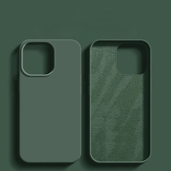 Classic Original Liquid Silicone iPhone Case-Exoticase-For iPhone 16 Pro Max-Dark Green-Exoticase