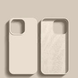 Classic Original Liquid Silicone iPhone Case-Exoticase-For iPhone 16 Pro Max-Ivory White-Exoticase