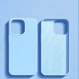 Classic Original Liquid Silicone iPhone Case-Exoticase-For iPhone 16 Pro Max-Light Blue-Exoticase