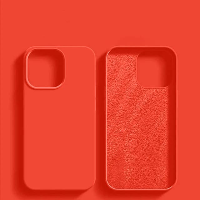 Classic Original Liquid Silicone iPhone Case-Exoticase-For iPhone 16 Pro Max-Orange-Exoticase