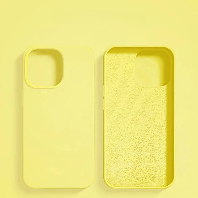 Classic Original Liquid Silicone iPhone Case-Exoticase-For iPhone 16 Pro Max-Yellow-Exoticase