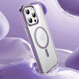 Color Accents Translucent Back Soft Apple iPhone Case-Exoticase-For iPhone 15 Pro Max-Purple-