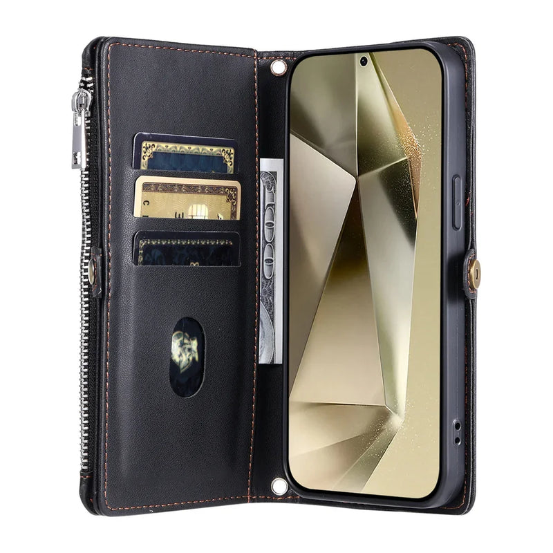 Crossbody Zipper Wallet Samsung Case-Exoticase-Exoticase