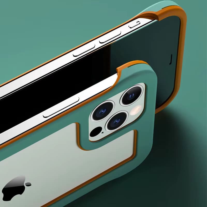 Dual Color Shockproof Bumper Frame For iPhone-Exoticase-Exoticase