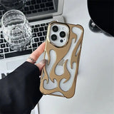 Flames Hollow iPhone Case-Exoticase-Exoticase