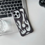 Flames Hollow iPhone Case-Exoticase-Exoticase