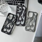 Flames Hollow iPhone Case-Exoticase-Exoticase