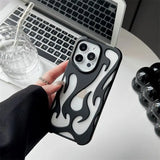 Flames Hollow iPhone Case-Exoticase-Exoticase