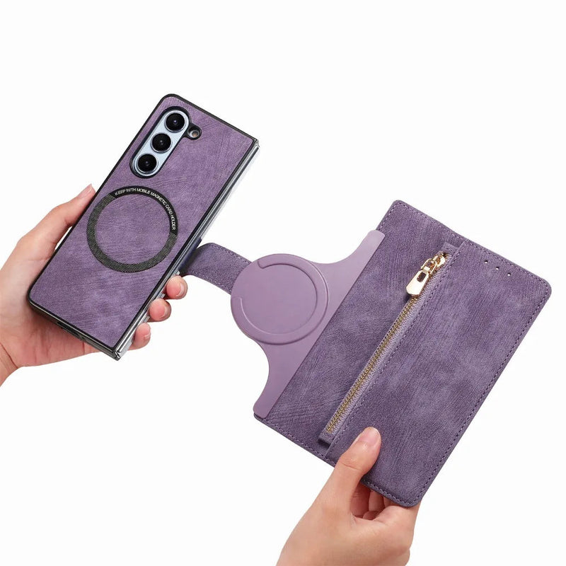 Flip Cover Samsung Z Fold Wallet Case-Exoticase-Exoticase