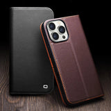 Genuine Leather Premium Flip Wallet iPhone Case-Exoticase-Exoticase