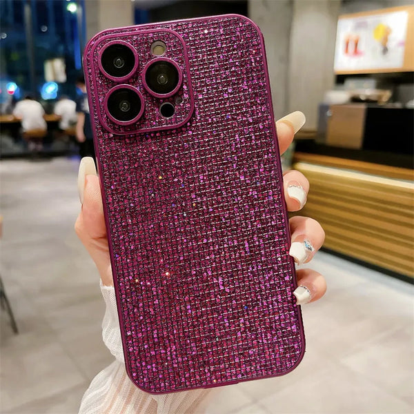 Glitterazzi Bling iPhone Case-Exoticase-for iPhone 15 Pro Max-Purple-