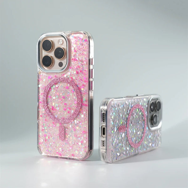 GlitzGlam Glitter Foils Dazzling iPhone Case-Exoticase-Exoticase