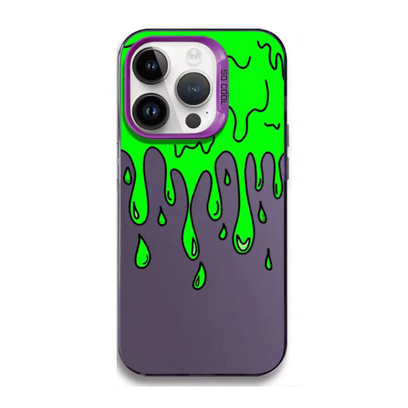 Graffiti SplashArt iPhone Case-Exoticase-for iPhone 16 Pro Max-Green-Exoticase