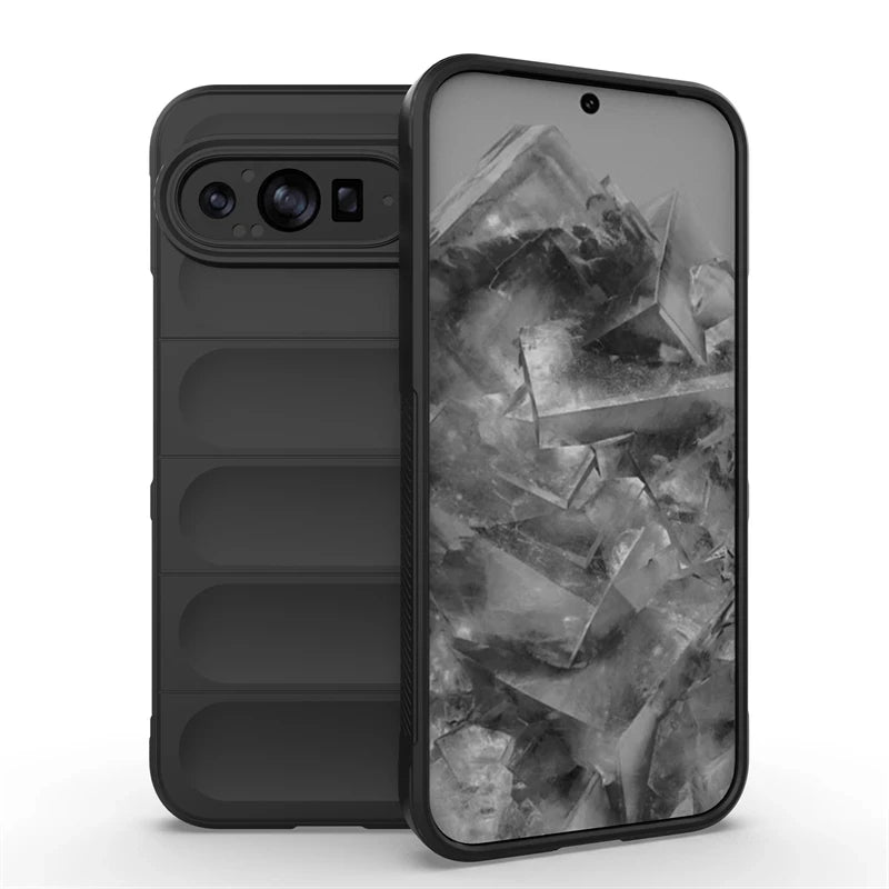 Grip Friendly Silicone Google Pixel Case-Exoticase-For Pixel 9 Pro XL-Black-Exoticase