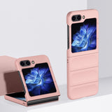 Grip Friendly Silicone Samsung Galaxy Z Flip Case-Exoticase-for Samsung Z Flip 5-Pink-