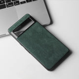 Italian Alcantara Google Pixel Case - Exoticase - for Pixel 8 Pro / Green