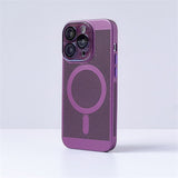 KeepCool Camera Protect MagSafe iPhone Case-Exoticase-For iPhone 15 Pro Max-Plum-