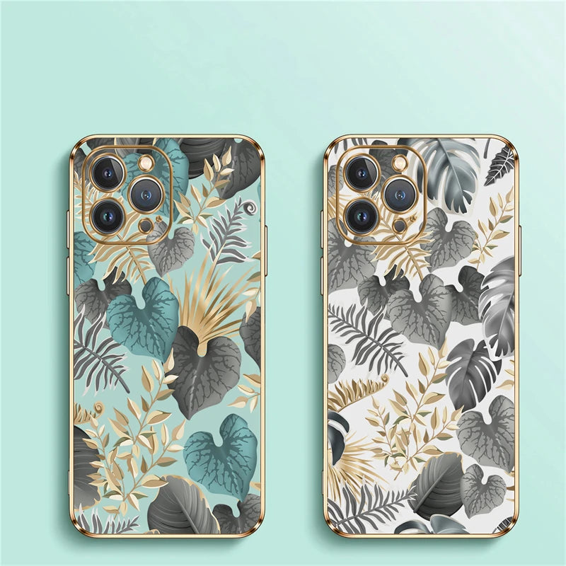 Magnifique Plated Flowers iPhone Case-Exoticase-Exoticase