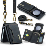 Mega Wallet Samsung Z Flip Case with Lanyard-Exoticase-Exoticase