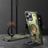 Military Armor Anti-shock iPhone Case With Ring-Exoticase-Exoticase