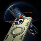 Military Armor Anti-shock iPhone Case With Ring-Exoticase-Exoticase