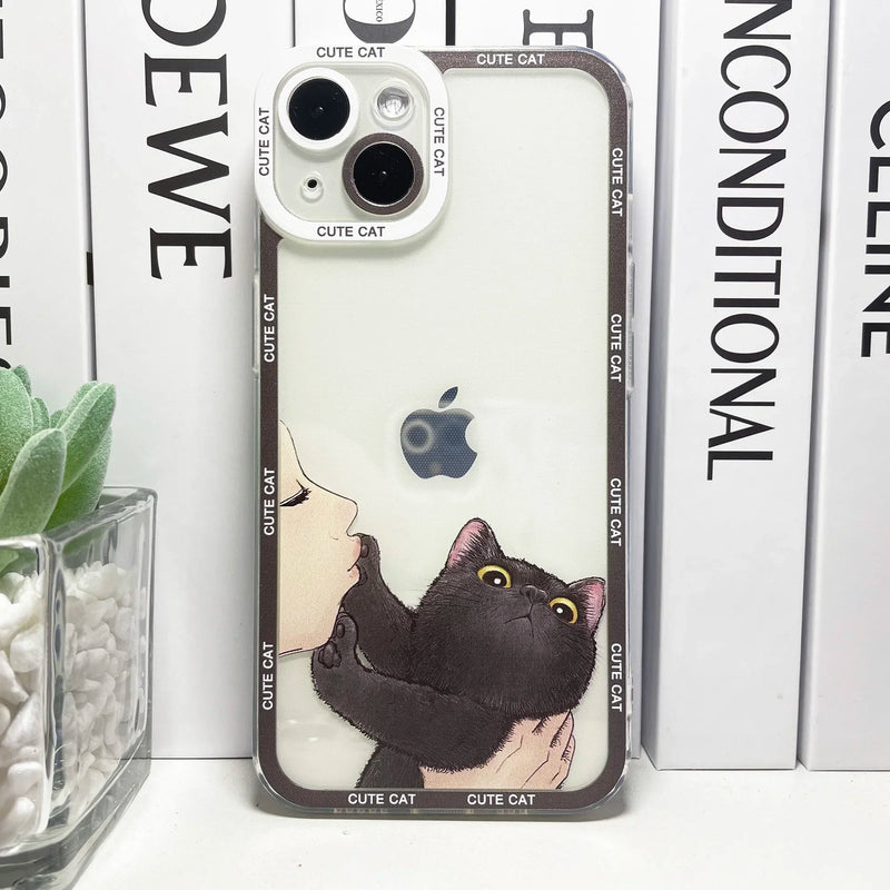 No Kissing Cute Cat iPhone Case-Exoticase-iPhone 16 Pro Max-3-Exoticase