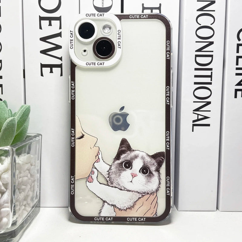 No Kissing Cute Cat iPhone Case-Exoticase-iPhone 16 Pro Max-4-Exoticase