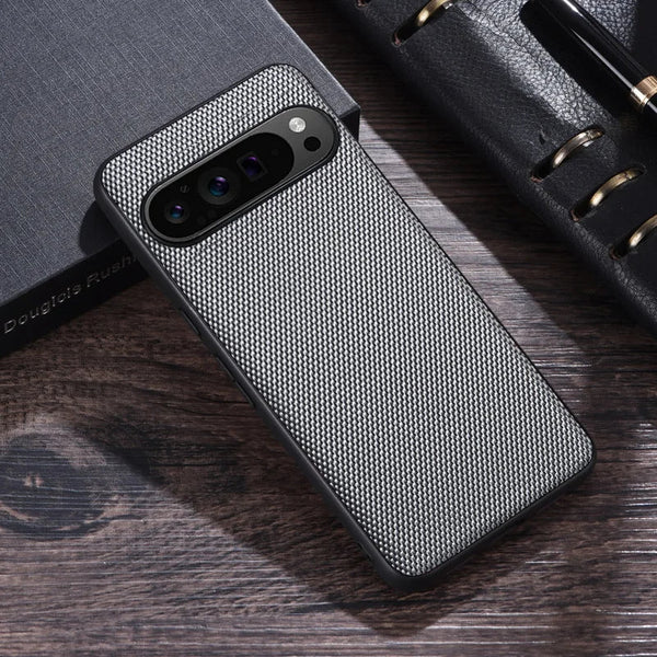 Nylon Texture Shockproof Google Pixel Case-Exoticase-For Pixel 8A-Gray-Exoticase