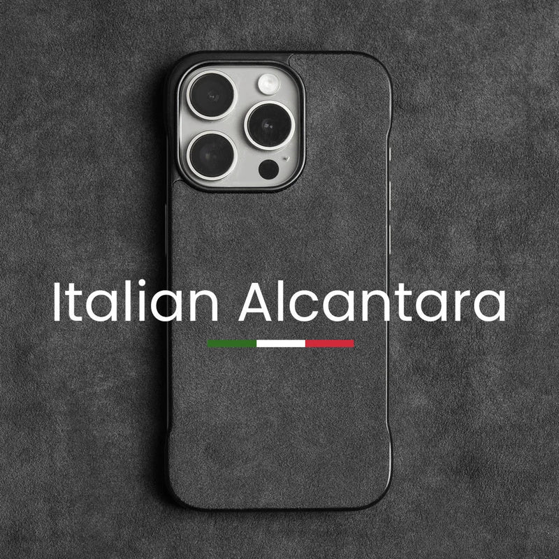 Original Alcantara Minimal Sides iPhone Case-Exoticase-Exoticase