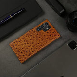 Ostrich Genuine Leather Samsung Case-Exoticase-Exoticase