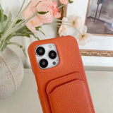 PU Leather iPhone Case With Card Holder-Exoticase-Exoticase