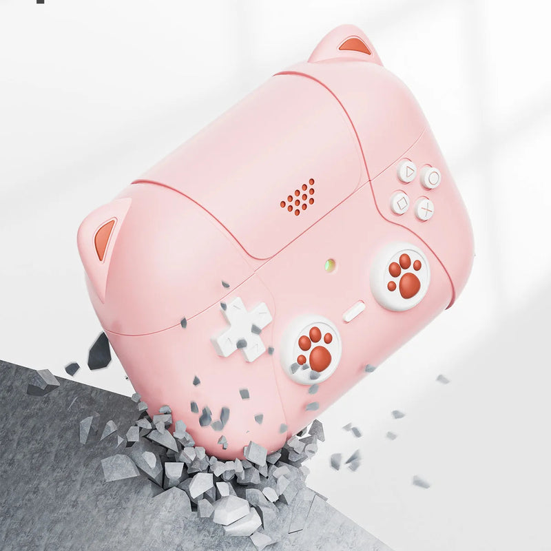 Paw Print Joystick Style AirPods Case-Exoticase-Exoticase