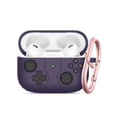 Paw Print Joystick Style AirPods Case-Exoticase-For AirPods 4-Dark Night Purple-Exoticase