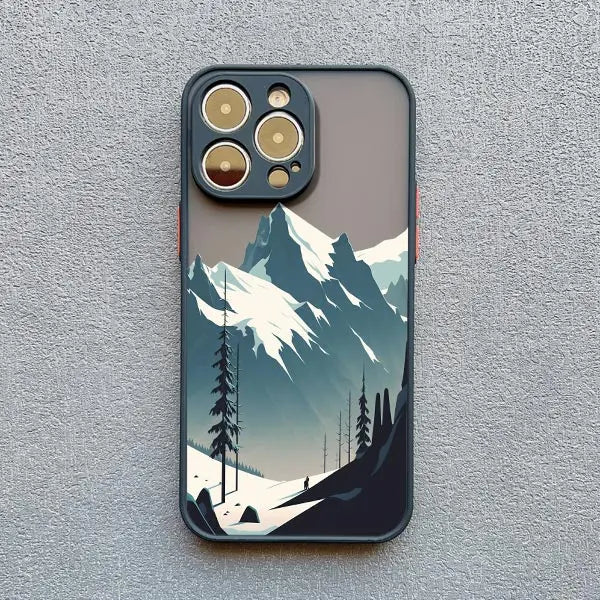 Peaks & Valleys SmoothArt iPhone Case-Exoticase-black WSFJ 7-For iphone 16-Exoticase