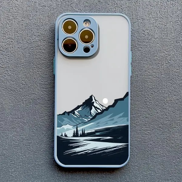 Peaks & Valleys SmoothArt iPhone Case-Exoticase-greyblue WSFJ 4-For iphone 16-Exoticase