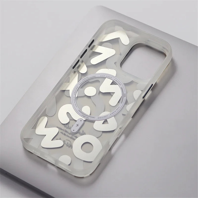 Phone Shield Graffiti Pattern MagSafe iPhone Case-Exoticase-Exoticase