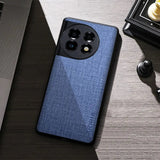 Premium Cloth Texture OnePlus Case-Exoticase-OnePlus 12-Blue-Exoticase