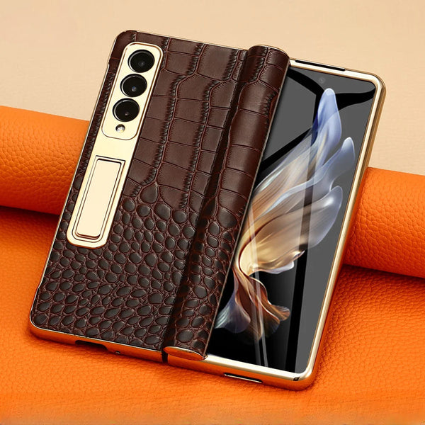 Premium Grade Pure Leather Samsung Galaxy Z Fold Case-Exoticase-Exoticase