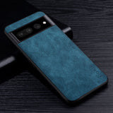 Premium Leatherlike Google Pixel Case-Exoticase-For Google Pixel 7 Pro-Dark Blue-